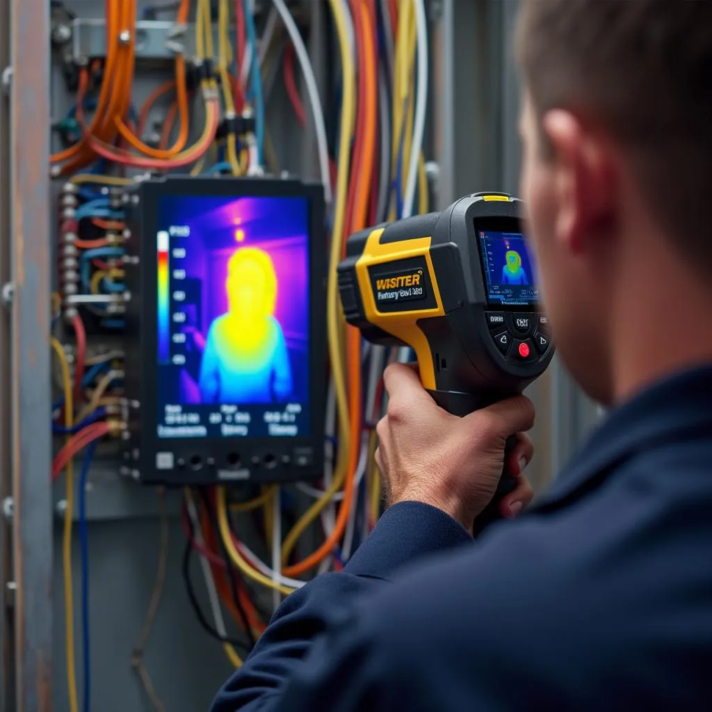 Termovízna kamera v akcii pri kontrole elektroinštalácie